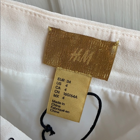 H&M Silver Sequined Skirt size 4 - Picture 7 of 8